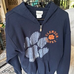 CLEMSON navy zip up hoodie - Size M